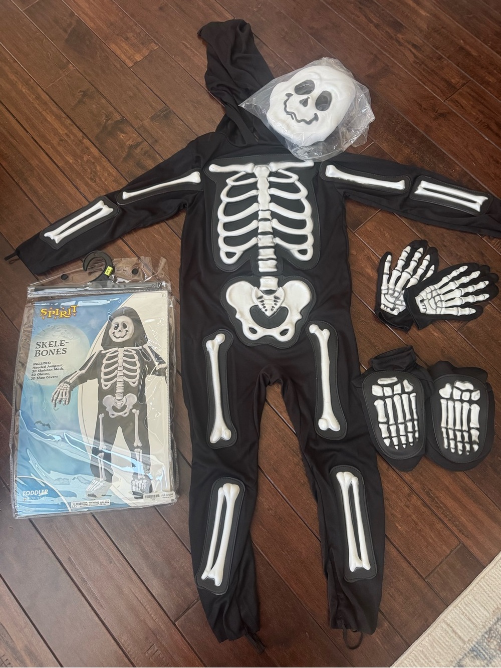 Spirit Skele Bones Skeleton Costume